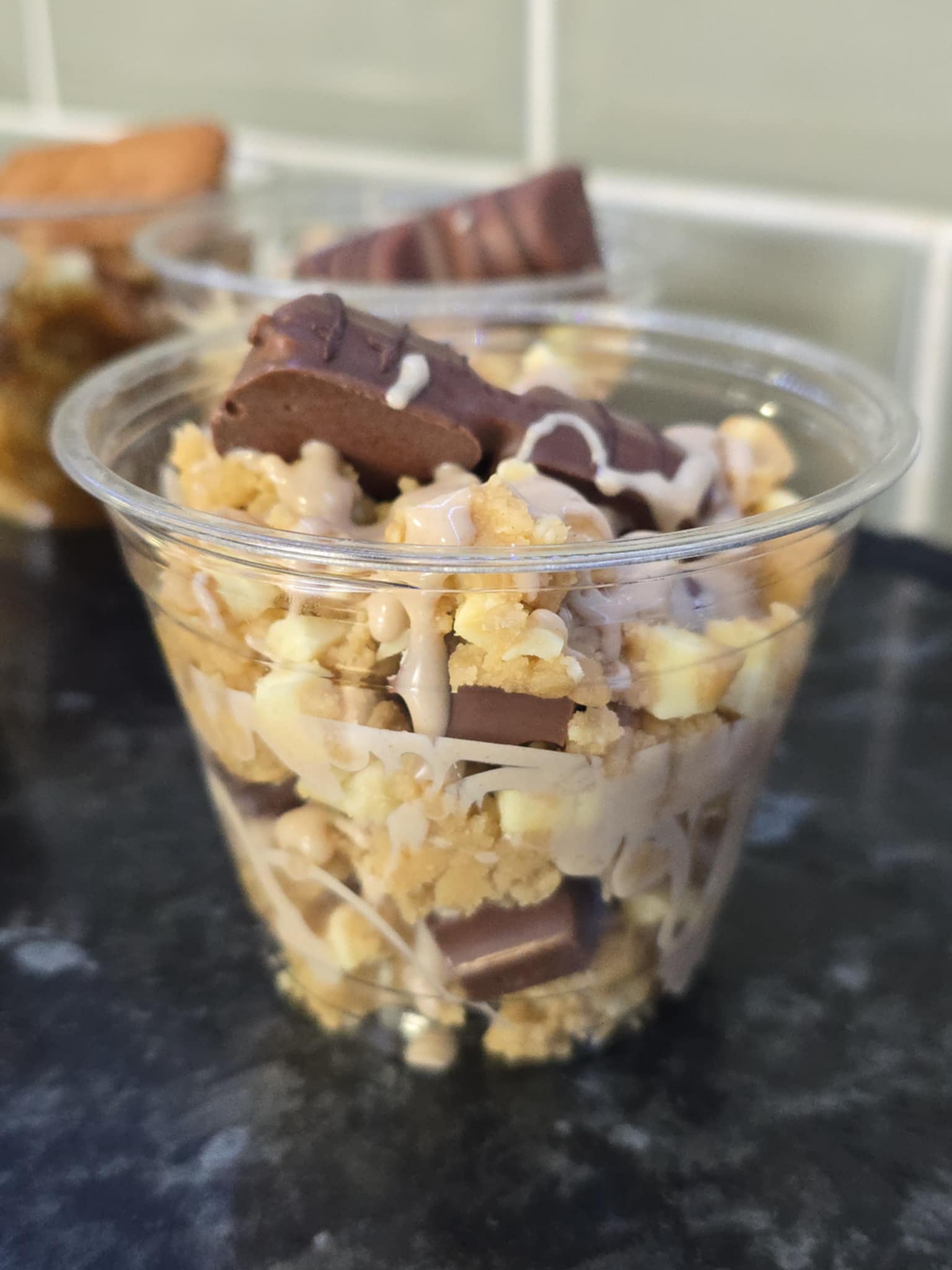 Edible Raw Cookie Dough Pots - Kinder