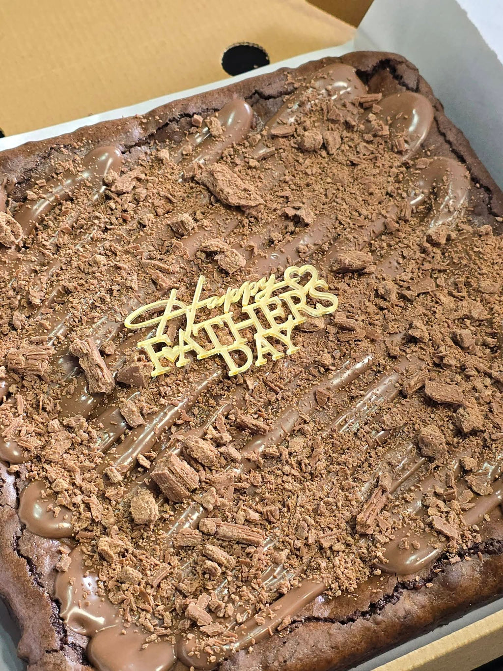 COLLECTION ONLY - Father's Day full Brownie Slab