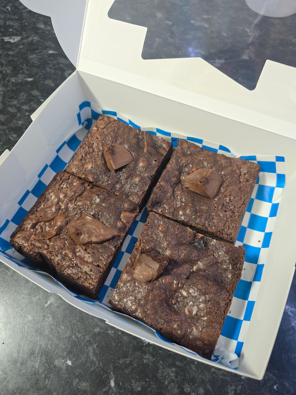 Pre-order - Collection only. Brownie box of 4 Father's Day