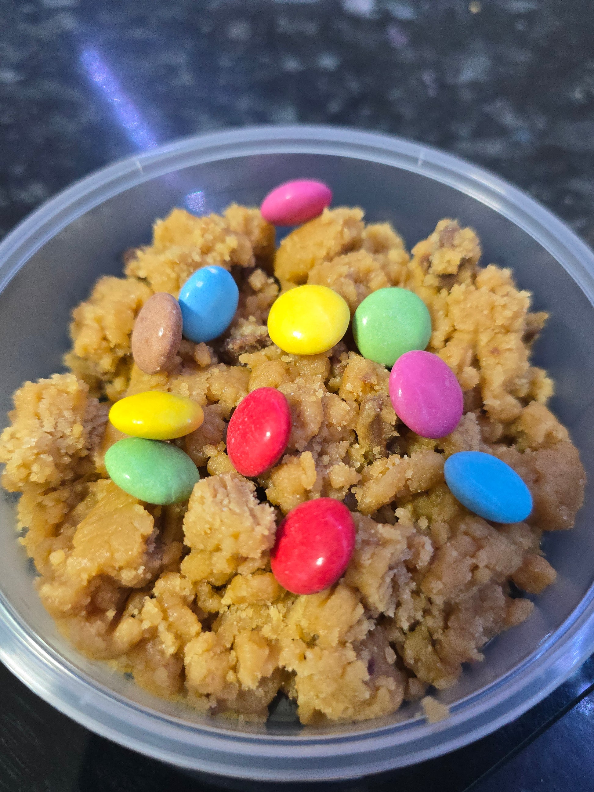 Edible Raw Cookie Dough Pots - Smartie