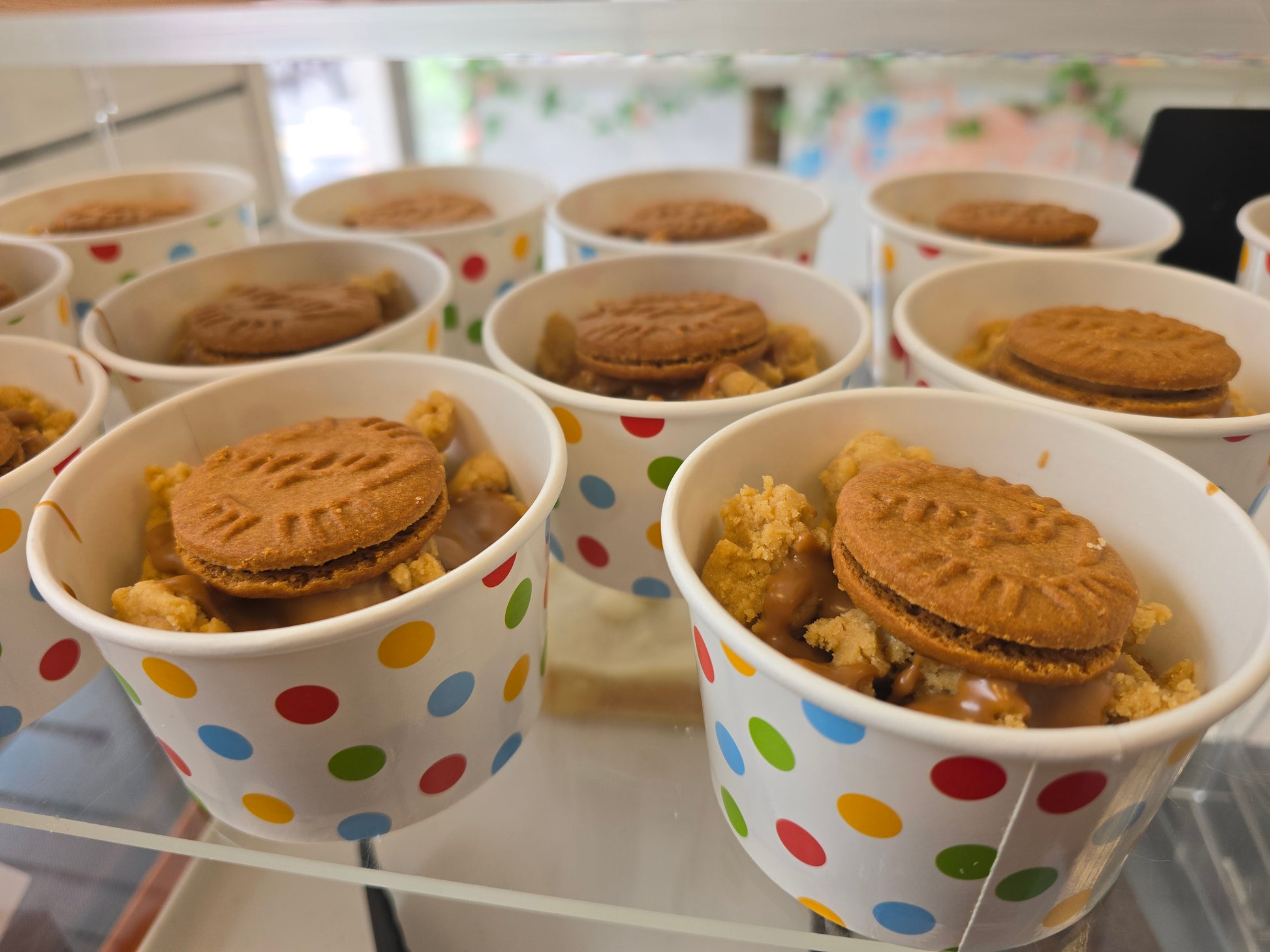 Biscoff Cookie Dough Pots