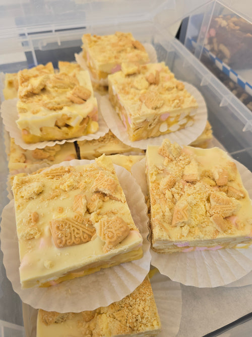 Custard Cream Rocky Road