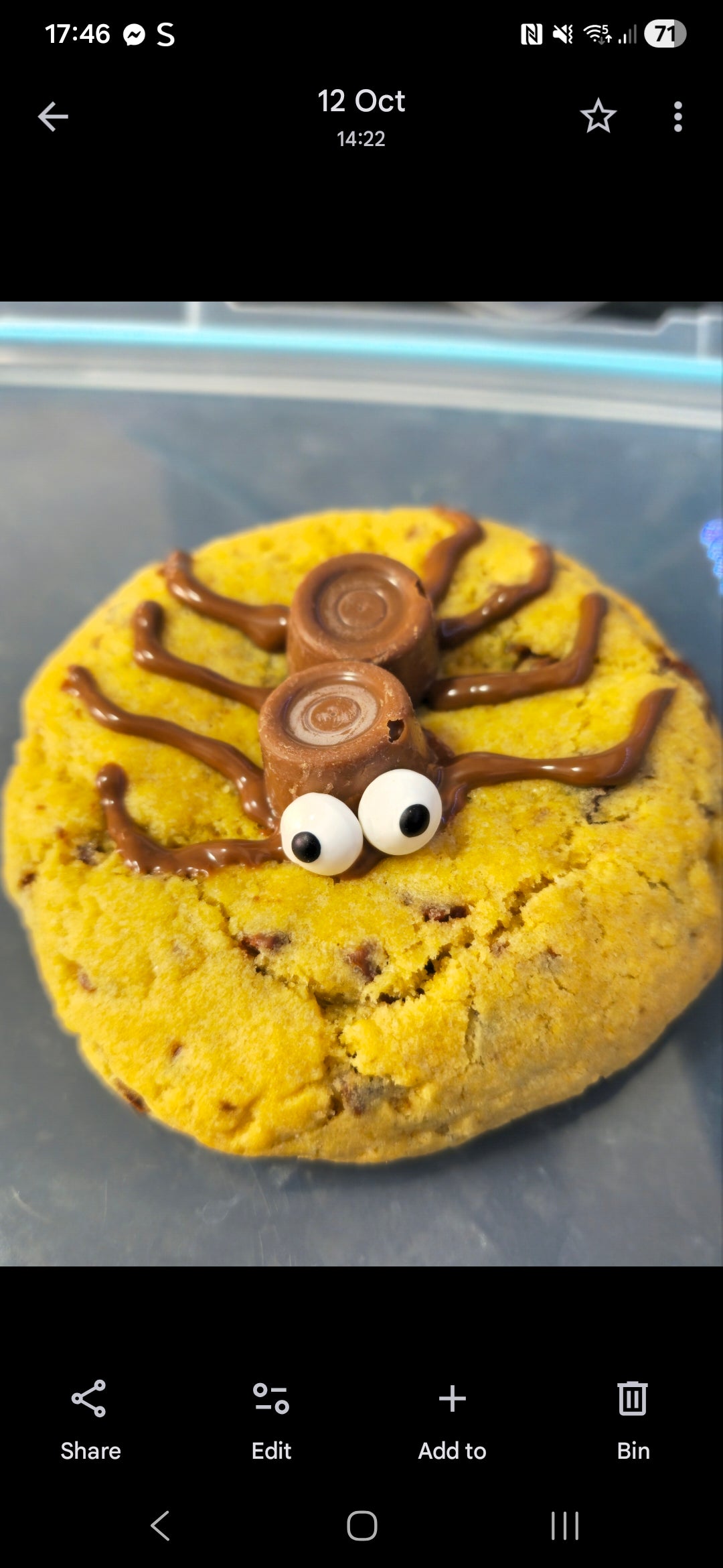 Rolo Spider Cookie