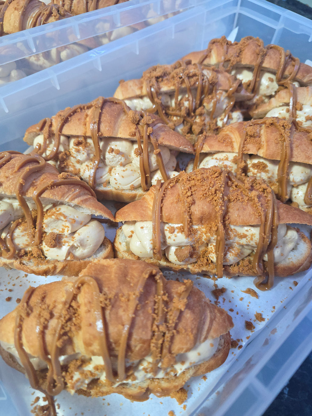 Biscoff Cheesecake Croissants. COLLECTION ONLY
