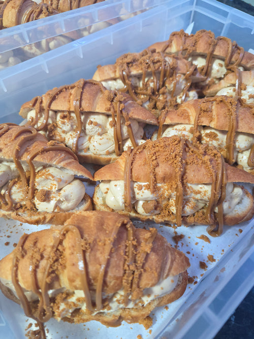 Biscoff Cheesecake Croissants. COLLECTION ONLY