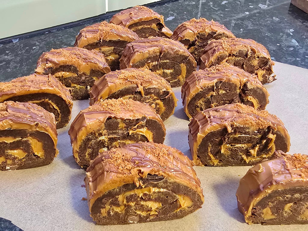 Biscoff Brownie Roll