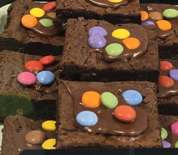 Smarties Brownie